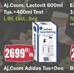 FullDiszkont Lactovit Tusfürdő + Testápol ajánlat