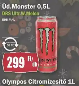 FullDiszkont Monster Üdítő ajánlat