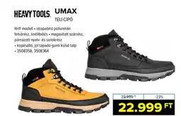 Hervis Umax téli cipő ajánlat