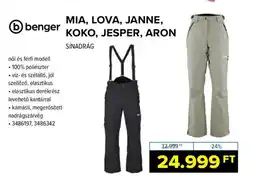 Hervis Mia, lova, janne, koko, jesper, aron sínadrág ajánlat