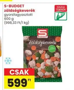 Spar Market S-BUDGET zöldségkeverék ajánlat