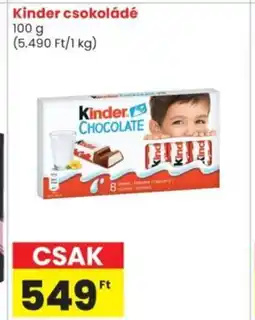 Spar Market Kinder csokoládé ajánlat