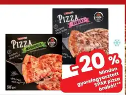 Interspar Minden gyorsfagyasztott SPAR pizza árából ajánlat
