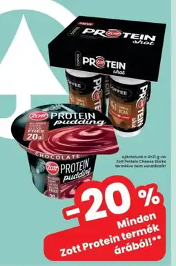 Interspar Minden Zott Protein termék ajánlat