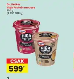 Interspar Dr. Oetker High Protein mousse ajánlat