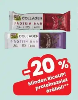Interspar Minden RiceUP! proteinszelet árából! ajánlat