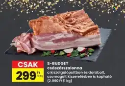 Interspar S-BUDGET császárszalonna ajánlat