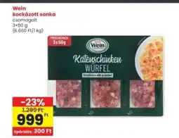 Interspar Wein kockázott sonka ajánlat