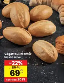Interspar Vágott sulizsemle frissen sütve ajánlat