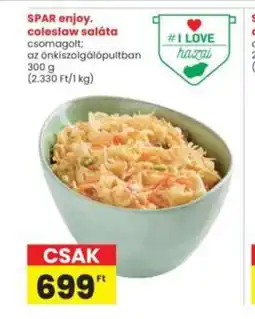 Interspar SPAR enjoy. coleslaw saláta ajánlat