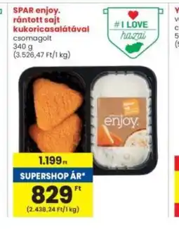 Interspar SPAR enjoy. rántott sajt ajánlat