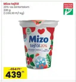 Interspar Mizo tejföl ajánlat