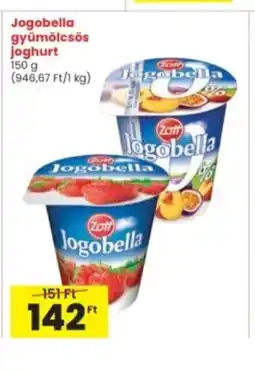 Interspar Jogobella gyümölcsös joghurt ajánlat