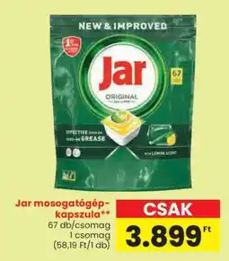 Spar Jar mosogatógép-kapszula ajánlat