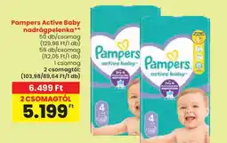 Spar Pampers Active Baby Nadrágpelenka ajánlat