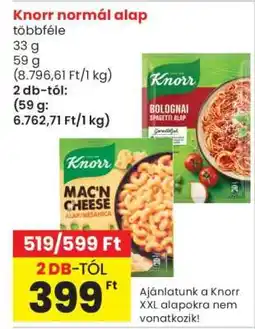 Spar Knorr Normál Alap ajánlat