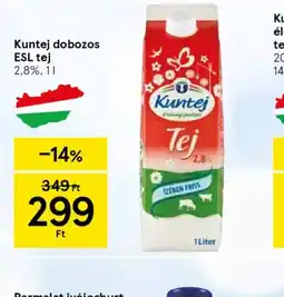 Tesco Kuntej dobozos ESL tej ajánlat