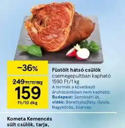 Tesco Füstölt háts csülök ajánlat
