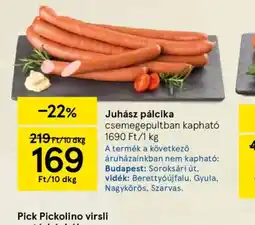 Tesco Juhász pálcika ajánlat