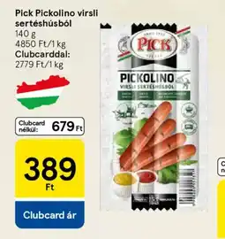 Tesco PICK Pickolino virsli ajánlat