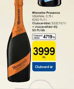 Tesco Mionetto Prosecco ajánlat