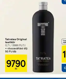 Tesco Tatratea Original tealikőr ajánlat