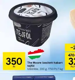 Tesco The Moore ízesített habart tejföl ajánlat