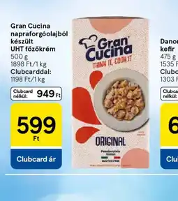 Tesco Gran Cucina UHT főzőkrém ajánlat