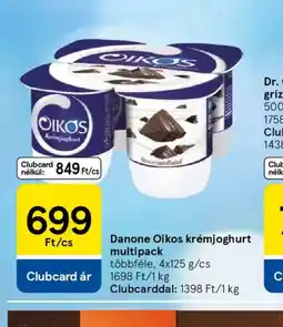 Tesco Danone Oikos krémjoghurt ajánlat