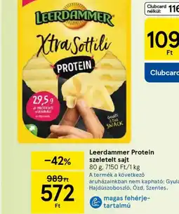 Tesco LEERDAMMER Protein szeletelt sajt ajánlat