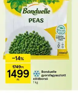 Tesco Bonduelle zöldbors ajánlat