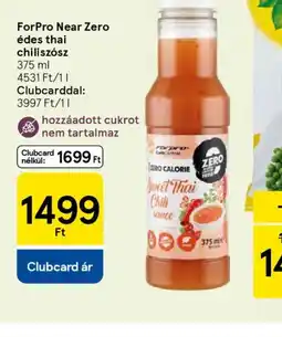 Tesco ForPro Near Zero édes thai chilliszsz ajánlat