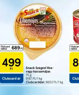 Tesco Snack Libamájas ajánlat