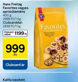 Tesco Hans Freitag Favorites aprsütemény ajánlat