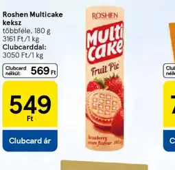 Tesco Roshen Multicake keksz ajánlat