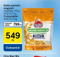 Tesco Kalifa ízesített mogyor ajánlat