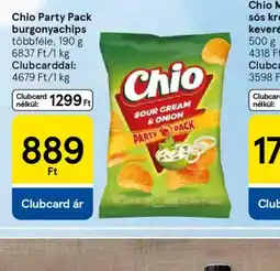 Tesco Chio Party Pack burgonyachips ajánlat