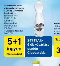 Tesco Szentkirályi ásványvíz ajánlat