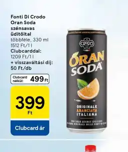 Tesco FONTI DI CRODO ORAN SODA ajánlat