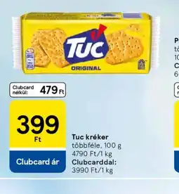 Tesco TUC kréker ajánlat