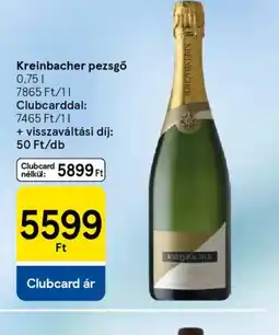 Tesco Kreinbacher pezsgő ajánlat