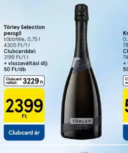 Tesco TÖRLEY Selection pezsgő ajánlat