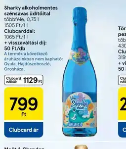 Tesco Sharky alkoholmentes üdítőital ajánlat