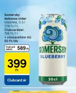 Tesco Somersby dobozos cider ajánlat