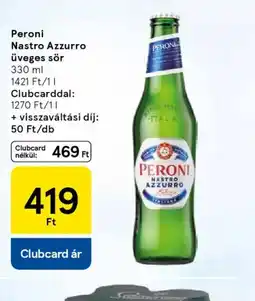 Tesco Peroni Nastro Azzurro sör ajánlat