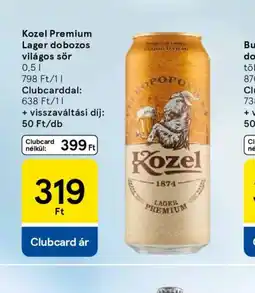 Tesco Kozel Premium Lager sör ajánlat