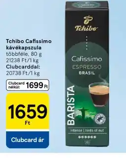 Tesco Tchibo Cafissimo kávékapszula ajánlat