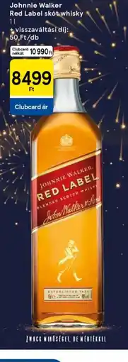 Tesco Johnnie Walker Red Label whisky ajánlat