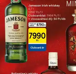 Tesco Jameson Irish whiskey ajánlat