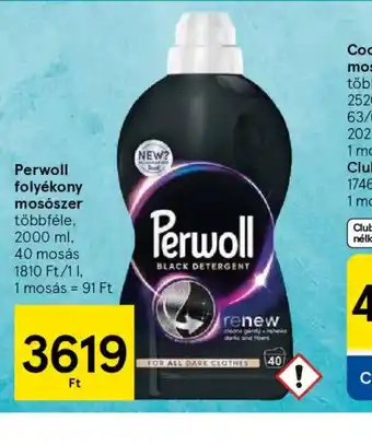 Perwoll folyékony mosszer